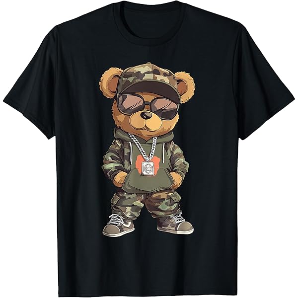 Amazon.com: Urban Teddy Bear East Coast Gangsta Style Hat