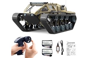 Mostop Remote Control Tank 1/16 Scale Transport Military Vehicle RC Tank Offroad Crawler for Kids, 2.4Ghz Remote Control Craw