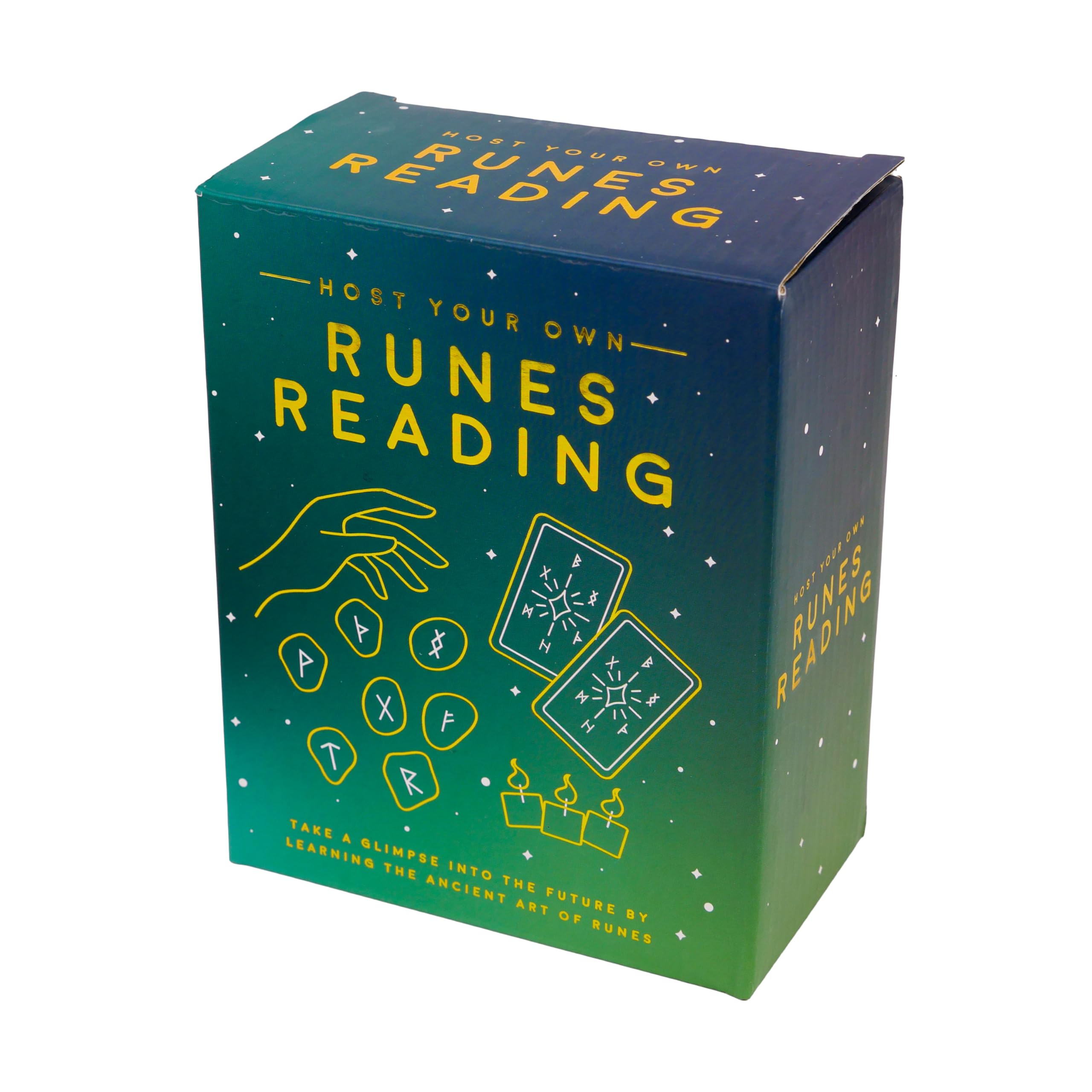 Gift Republic Runes Reading Kit. Host Your Own Ancient Runes Divination Party. Fortune Telling Gift Set