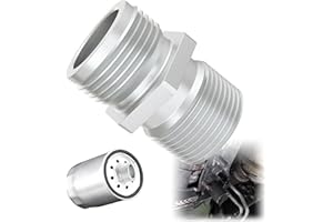 MOEBULB Steel Upgrade 68RFE Transmission Spin On Filter Screw Compatible with Dodge Ram 2500 3500 Cummins 6.7L Engine 2007-2021 Sturdy Tightenable Reusable Screws, Silver