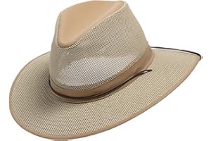 Henschel Hats Wide Brim Sun Hat for Men with Adjustable Fit Aussie Breezer Original Fishing Hat & Hiking Hats for Men
