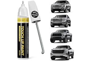 Pholeon (Sterling Gray Metallic (GXD) Car Touch Up Paint for GMC, Car Paint Scratch Repair Kit, Quick & Easy Solution, 2 in 1 Scratch Remover Pen with Color-Matched
