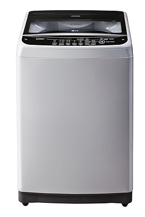 LG 6.5 kg Fully-Automatic Top Loading Washing Machine (T7581NEDLJ, Middle Free Silver)