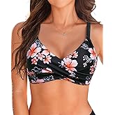 Women Underwire Bikini Top Only - Push Up Bathing Suit Top Padded Swim Bra 2025 Swimsuits Top