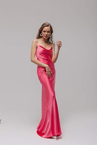 satin slip maxi dress
