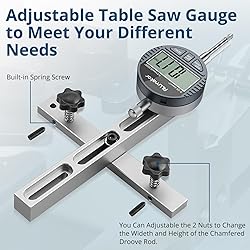 ALLmeter Digital Table Saw Gauge with Dial