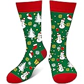 Cantustime Funny Christmas Socks for Men Women Teens Boys - Novelty Funky Socks - Fun Xmas Gifts Ideas Stocking Stuffers
