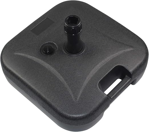 Patio Umbrella Base Stand 22l Water Or 65 Lbs Sand Fillable Weight Round 18x18 Diameter Outdoor
