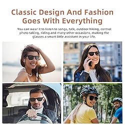 Smart Sunglasses, 5.3 Bluetooth Audio Glasses for