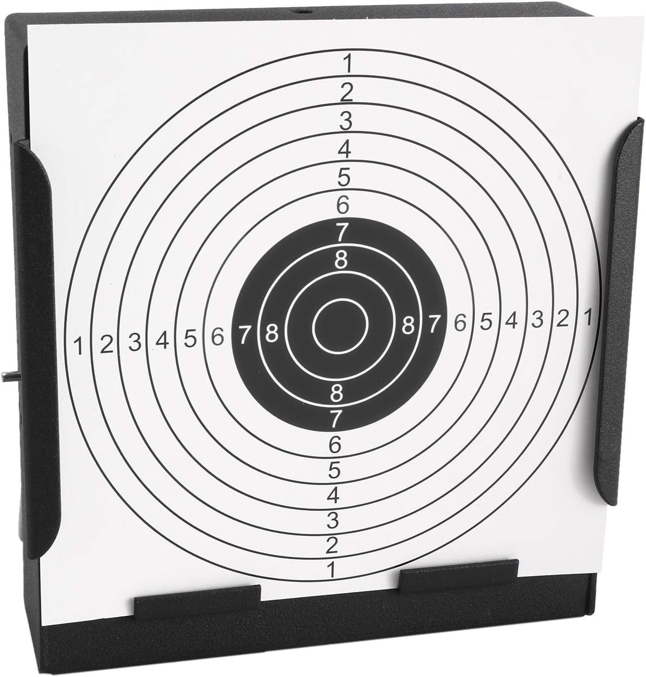Metal Box BB Trap Target with 20 Shooting Paper Targets, Airsoft Pellet Trap Catcher, Mini BB Gun Target for Shooting Practice and Air Soft Gun Training (Black) : Sports & Outdoors