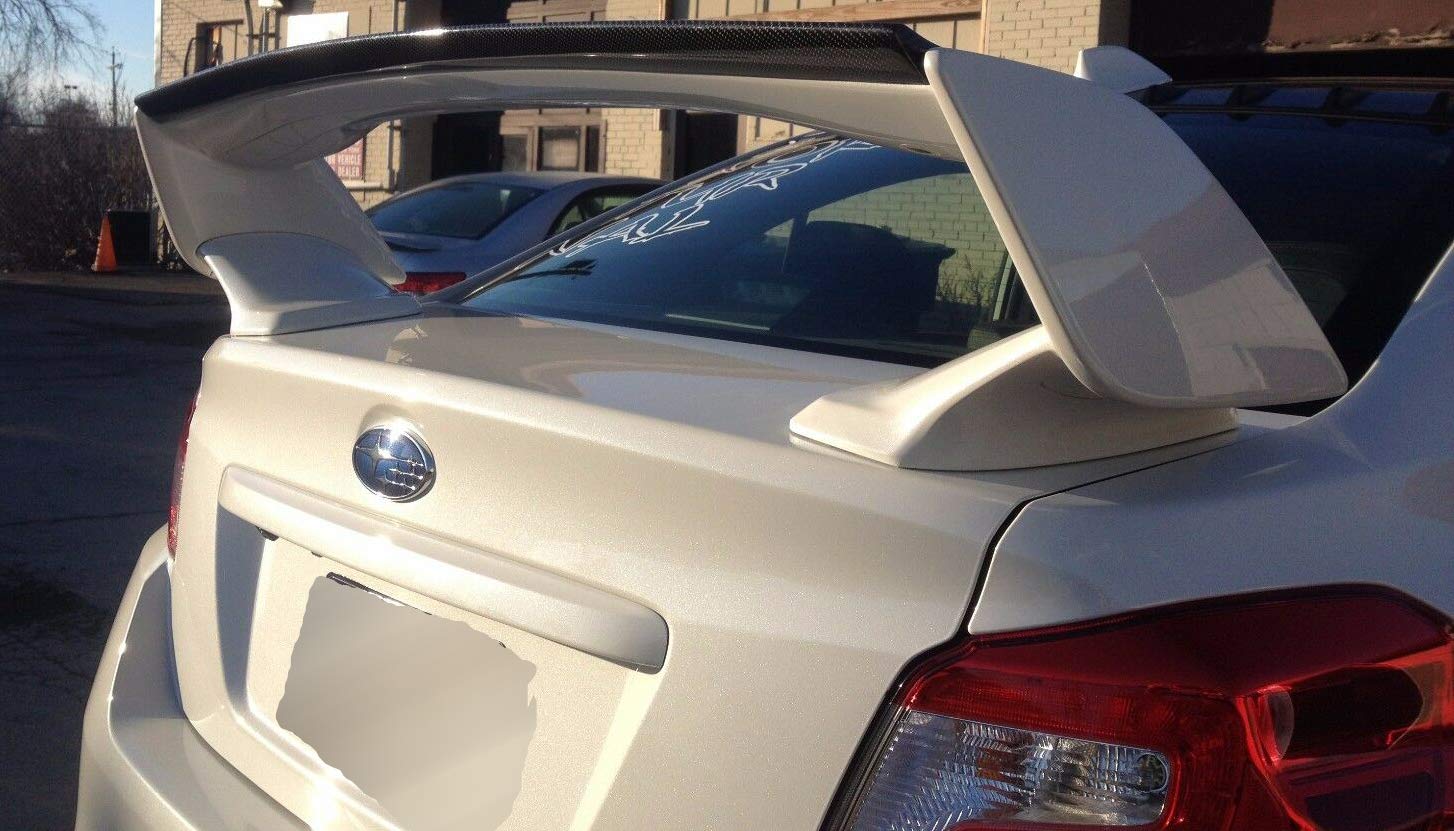 Jsp Carbon Fiber Gurney Flap Fits Subaru Wrx Sti Rear Wing Spoilers From 08 09 10 11 12 13 14 15 16 17 18 19 Adhesive Tape Mounted Buy Online In India At Desertcart In Productid