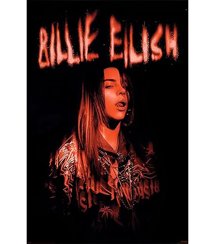 Billie eilish 日本未発売ポスター セット 2枚 Amazon.com: Pyramid International Billie Eilish (Sparks