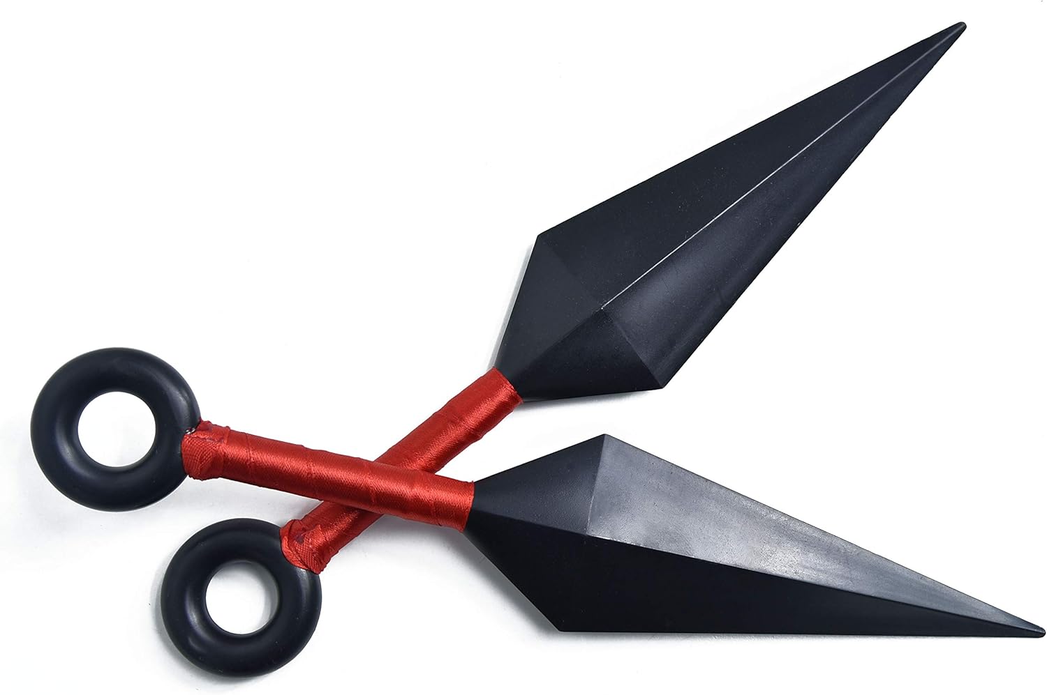 DAZCOS Plastic Kunai Knife Shuriken Throwing Weapon Cosplay