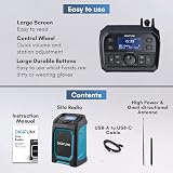 DigiFunk Site Radio DAB+ FM Bluetooth IP65 USB Rechargeable 5000mAh view 7