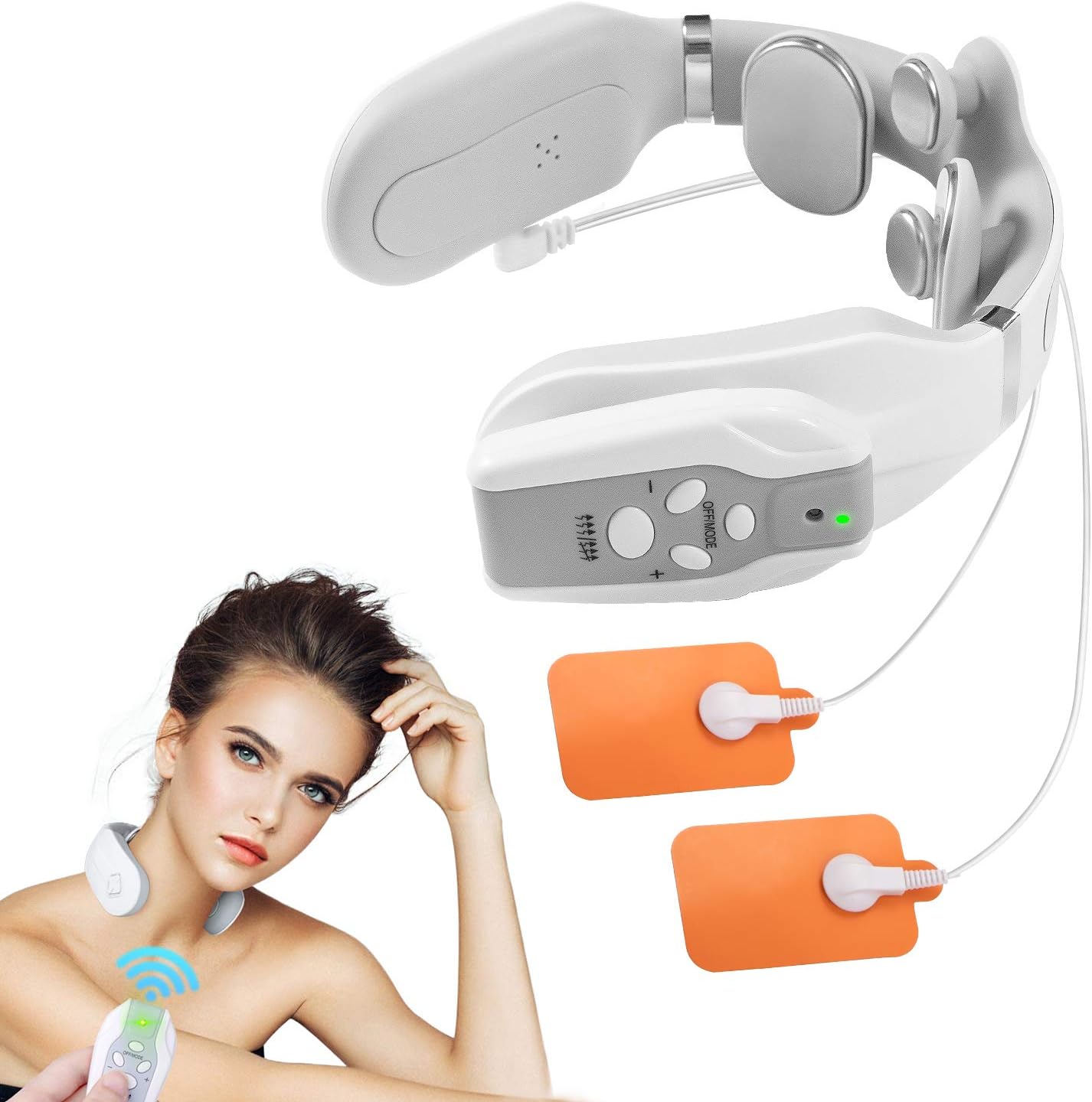 Intelligent Neck Massager With Heat For Neck Pain Relief, 4d Neck