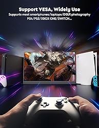 OUNSHLI 4K Portable Monitor, 15.6'' 3840x2160 UHD