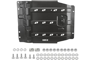 PTNHZ Upgrade 3D Manganese Steel Transmission Protection Plate w/Mounting Screws Gearbox Splash Shield Guard Compatible with 