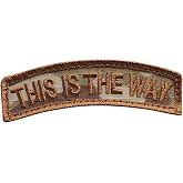 mult1cam This is The Way Shoulder Tab OCP Army Morale Tactical Fastener Patch