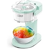 Dash Shaved Ice Maker + Slushie Machine with Stainless Steel Blades for Snow Cone, Margarita + Frozen Cocktails, Organic, Sug