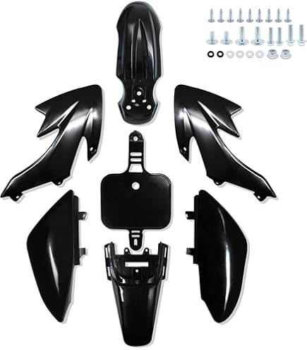 Motorcycle Front Wheel Mudguard, PSLER Dirt Bike Plastics Mud Guard...