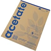 Grafix Acetate Pad, 9 x 12 Inches, Clear, 25 Sheets