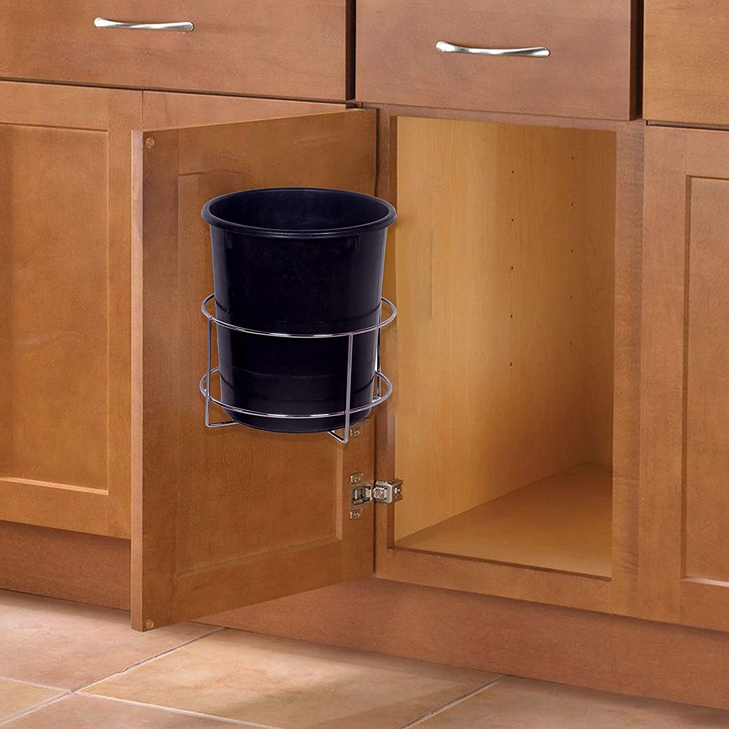 Effigy onlinehub Dustbin Holder Stainless Steel Rust Proof for Kitchen