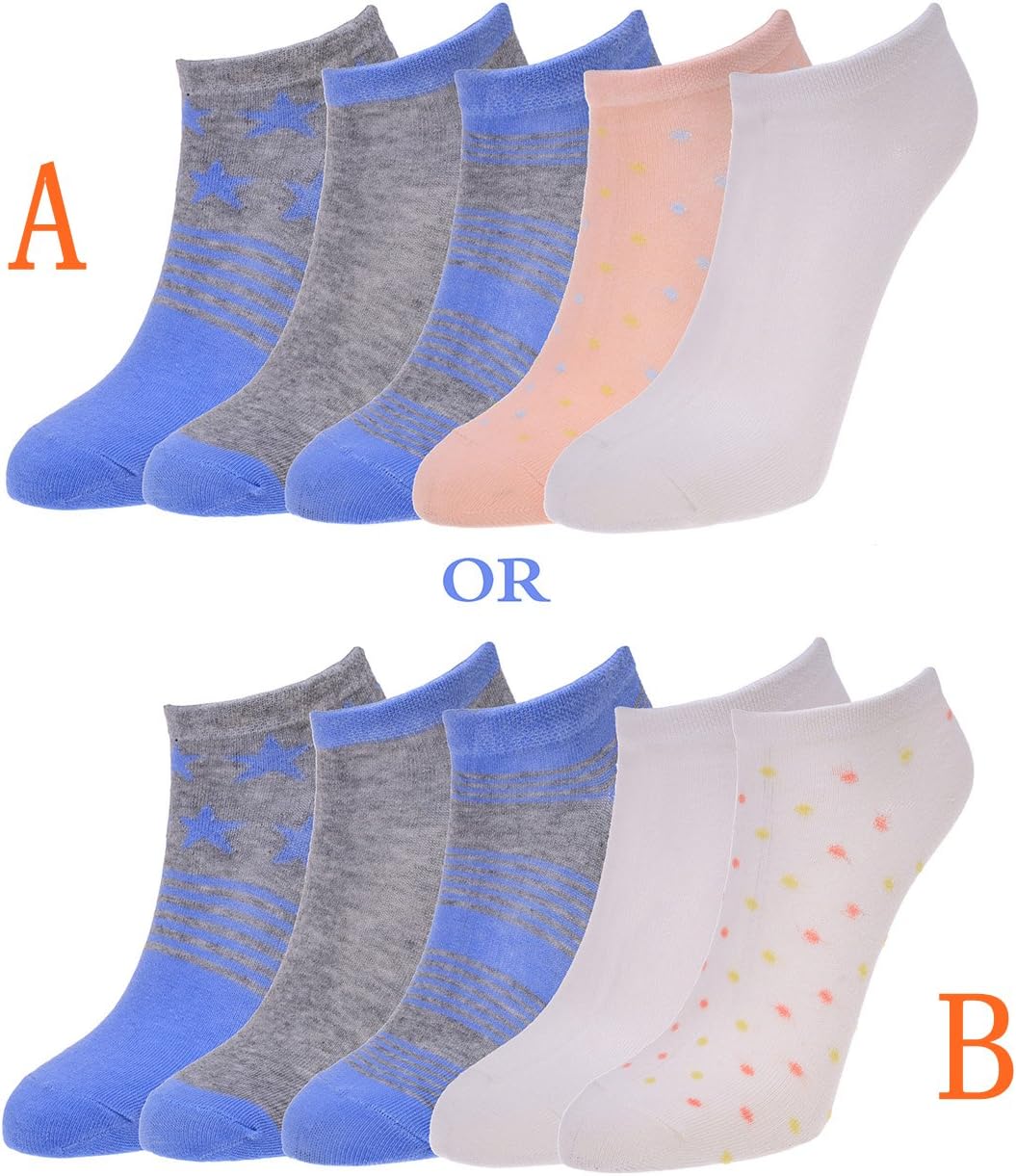 Women Short Gentle Grip Wear Socks (Pack Of 5)