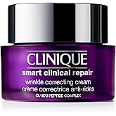 Clinique Smart Clinical Repair Wrinkle Correcting Anti Aging Face Cream With Hyaluronic Acid + Peptides For All Skin Types | Hydrating
