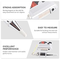 Magnetic Plumb Bob, Stretch The Line and Quickly