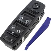 Obaee Master Power Window Switch for 2014-2018 Grand Cherokee | for Sport Utility Models with Folding Mirrors, Front Left Driver Side Control, Replaces OEM 68184803AC, 2 Auto, 11 Pins