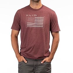 KLIM Men's Patriot Flag Tri-Blend Short Sleeve Tee