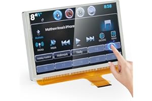 WONVON 8" Touch Screen of LCD Digitizer Navigation Radio Replacement for Chevy GMC, 2014-2018 Silverado Sierra, 2015-2019 Tahoe Yukon Suburban Colorado Canyon, 2017-2019 Acadia Terrain Replace #DJ080PA-01A