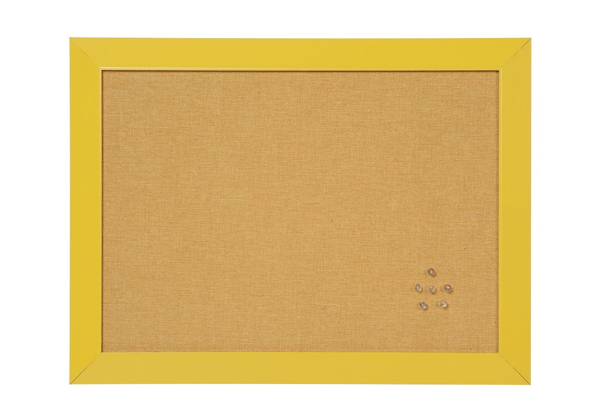 Bi-Office Medina Kamashi Notice Board 60 x 45 cm Yellow