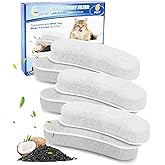 Cunina 6 Pack Charcoal Pet Water Fountain Filters for W600 Dog Water Bowl Dispenser, Compatible with W600 Model, Removes Odors, Heavy Metals, and Pet Hair