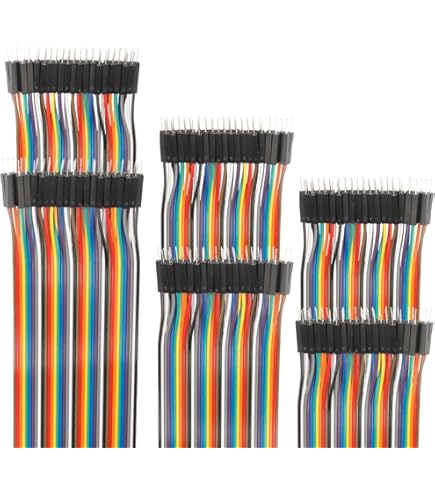 40-Pin Dupont Jumper Cables – Male To Male, 10cm – For Breadboard, Arduino, Raspberry Pi