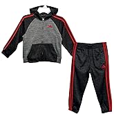 Adidas Toddler Boy Melange Fleece Jacket & Pants Set