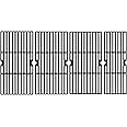 Grill Grates 18 Inch for Charbroil 463244819 463276517 463245917 463276617, Grill Grates Replacement Parts for Char-Broil 463240420 463277918 466245917 463274419 463274719, G470-0003-W1 G470-0002-W1