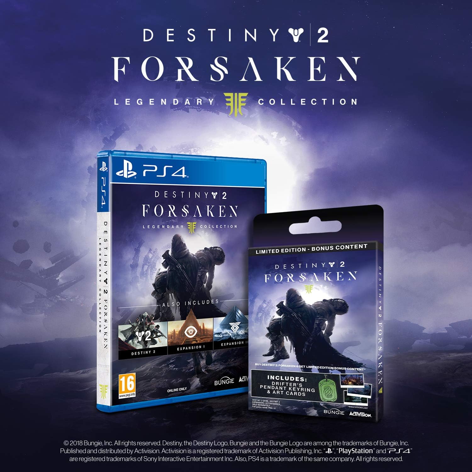 Destiny 2: The Forsaken Legendary Collection Limited Edition with Bonus Digital Content + Collectors Items (Exclusive to Amazon.co.uk) (PS4)