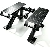 Heavy Duty T Bar Rowing Platform Carbon Steel Landmine Row Attachment | UHMW Protective Strip &amp; Built-in Pulley for Lat Pulldown, Angled Anti-Slip Footplate,Transport Wheels for Home Gym