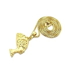 CBC Crown Egyptian Queen Nefertiti Pendant with