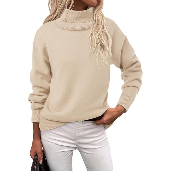 【送料&関税込】Herno Round Neck Sweater Zeagoo Women's Turtleneck Sweater 2025 Fall Winter Chunky