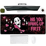 Anyshock Ghost Face Desk Mat,Halloween Gaming Mouse