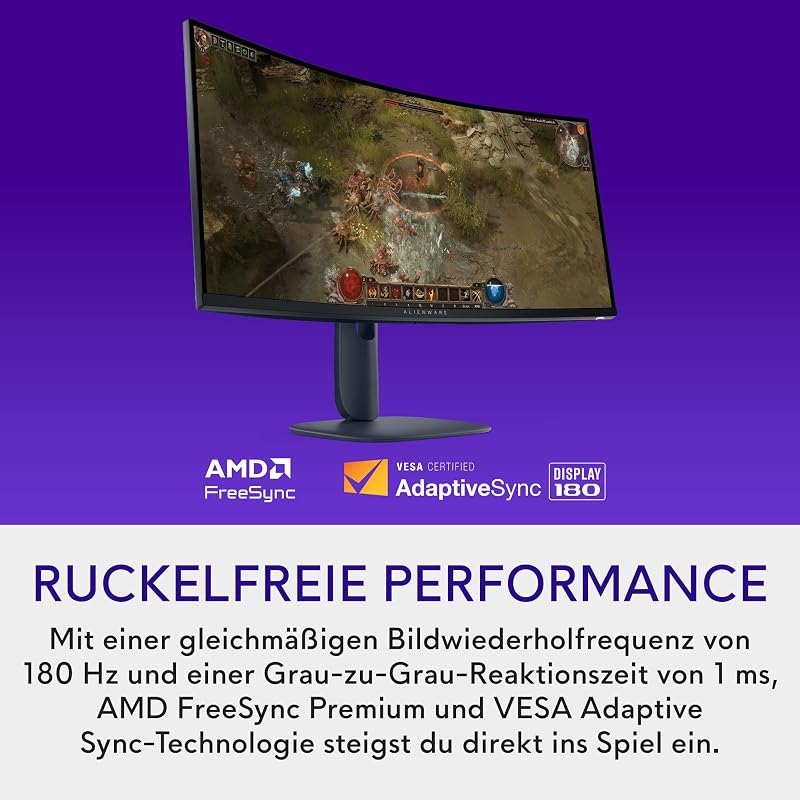 34 Gaming Monitor - AW3425DWM, WQHD (3440x1440), 180Hz, VA, 1ms
