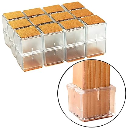 Chair Glides Feet Caps Tips Square 1 1 4 To 1 3 8 Inch Antallcky