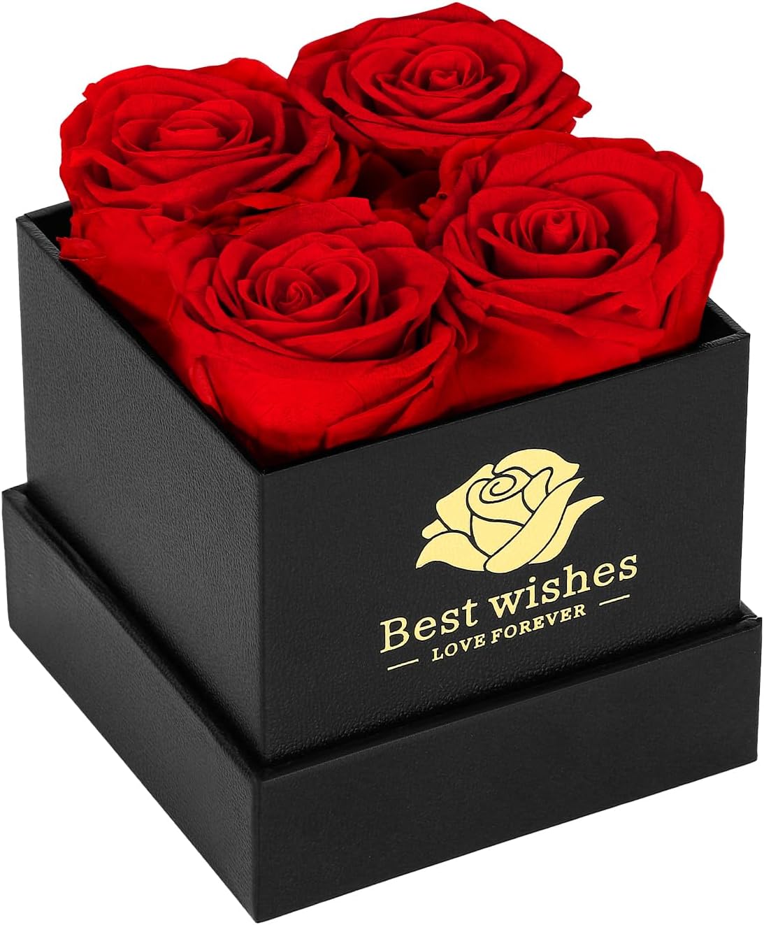 Dried & Preserved Flora - Birthday Gifts for Women, Preserved Real Roses for Her, Womens Gifts for Christmas,Real Roses Flower from Daughter Son, Preserved Flowers in a Box Long Lasting Rose Gifts for Mom,Women, Wife, Grandma