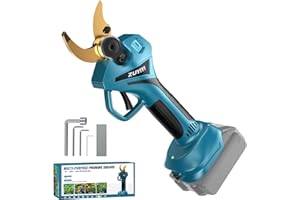 ZUYIYI Cordless Electric Pruning Shears for Makita 18V Battery, 2.4" Cutting Brushless Electric Pruner, Tree Branch Cutter for Tree & Flower Trimming w/LED Display, 2 Levels Adjustable (Bare Tool)