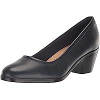 Clarks Emily Step Pump voor dames, Zwart leder, 5 UK Wide