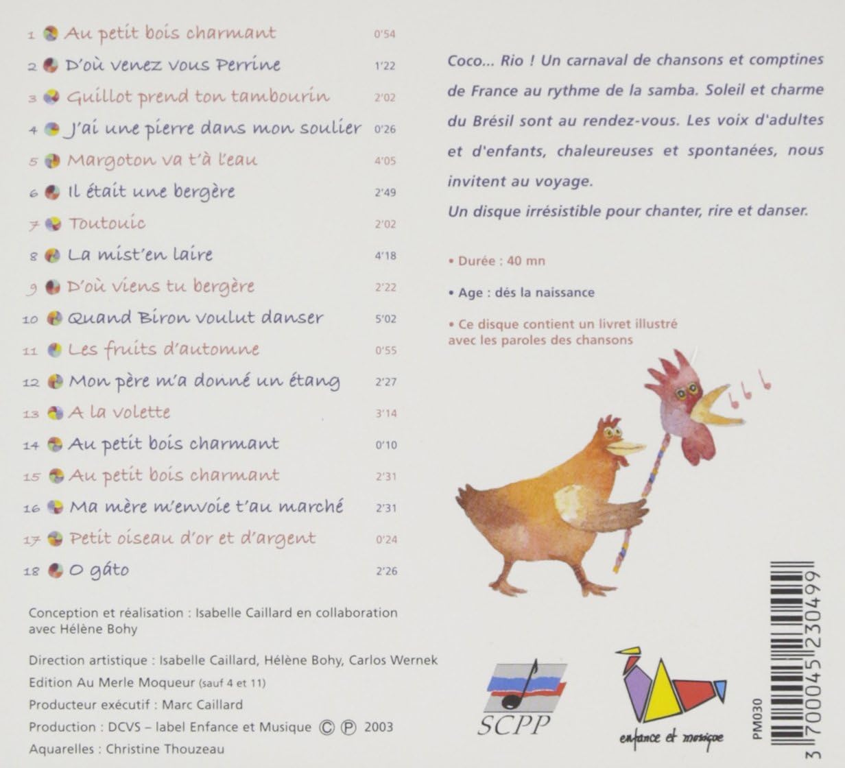 Amazon Cocorio Chansons Et Comptines イザベルカイヤール 外国のうた ミュージック