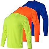 Gary Com Men Long Sleeve T-Shirts Pack Quick Dry Athletic Running Activewear Workout Tee UPF 50+ Sun Protection Shirt for Men