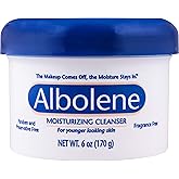 Albolene Face Moisturizer & Makeup Remover - Facial Cleanser & Cleansing Balm - Fragrance-Free Cream - 6 oz
